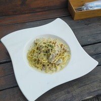 piccole lampare & rooftop Sky Bar - 20221030ツナクリームパスタ