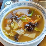 Bamiyan - 椎茸うま煮あんかけ麺989円