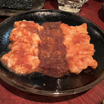 Wagyuu Sumibi Yakiniku Kankoku Ryourijirobe Ageo Ten - じろべセット　3,500円（ホルモン）