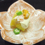 栴檀 - 【先付】寄無花果 胡麻酢掛け