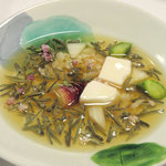 栴檀 - 【酢物】酢順菜（すだち酢）