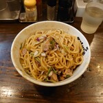 麺屋いちびり - まぜまぜ後