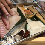 Sushi Suehiro - 本日の仕入れネタ