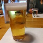酒肴 新屋敷 - 生ビールで乾杯！