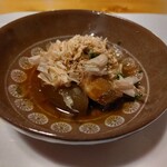 酒肴 新屋敷 - ぶりと大根の煮だし。