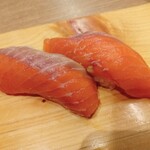 寿司 築地日本海 - サーモン