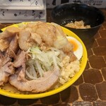 Ibaragi Buta Soba Tokuryuu - 豚そば300g　野菜増しアブラ増しカラメ　880円