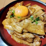 Oomado Meshi Dom Buri Tora Fuku - 十勝豚丼アップ