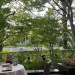 ウエスト青山ガーデン - 通りの向こうは青山霊園