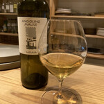 aozora - 美味しかったビオの、白（栓を抜き立て）