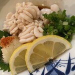 Shimonishigawamachi Sakaba Haneguro - ■真鱈の白子ポン酢
                      新鮮なので臭みなく甘ーい一品！
