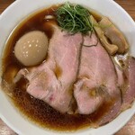 中華そば ココカラサキゑ - 丸鶏醤油 味玉
