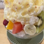 山口果物 - ミックスヨーグルトかき氷