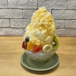 山口果物 - ミックスヨーグルトかき氷