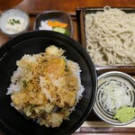 手打ちそば 八溝 - （2022/9月）そば定食