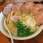 名古屋コーチン塩チャーシュートッピング大盛り