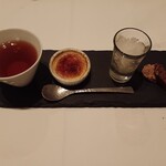 ラ・ブランシュ - ⑩ルイボスティ　クリームブリュレ　すだちのシャーベット　クッキー