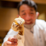 Ginza Inaba - 松茸の天ぷら