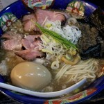 塩そば専門店 桑ばら - 焼き目光とスルメイカの塩中華そば