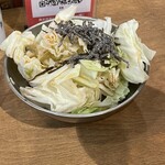 Yataiya Hakata Gekijou - (料理)お通しキャベツ