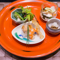 京橋 婆娑羅 - 「昼のおすすめ膳 曙」の"車八寸"