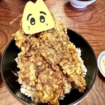 天ぷら 片山 - イワシ天丼　サクフワでンマーイ！