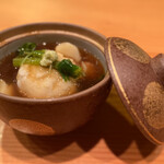 日本料理 たかむら - 鰆(秋田産)蕪蒸し　百合根の餡