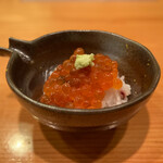 日本料理 たかむら - イクラの醤油漬け丼(小)