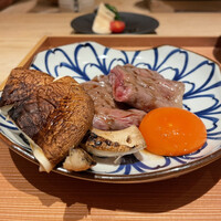 雪月花 銀座 - サーロインと松茸