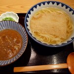 うどん酒場やま福 - ランチセット（きつね、出汁カレー丼）