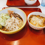 清龍 - 料理写真:汁無し坦々麺定食