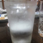 ます多 - 焼酎の氷はコップに合わせてあります（分かり辛いけど）