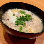 日本料理 たかむら - ➓すっぽん雑炊　香のもの