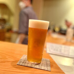 日本料理 たかむら - 低温で長期熟成された「ガージェリーエステラ」で乾杯