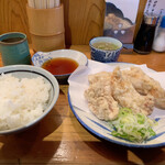 やき鳥 宮川 - 唐揚げ定食