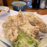 やき鳥 宮川 - 唐揚げアップ