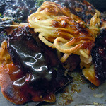 お好み焼き いのうえ - 「ミックスＡ+そば半玉」