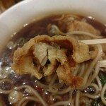 一〇そば - にんにくがﾒﾁｬ効いてました