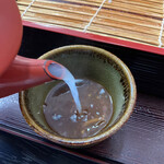 栄月庵 - そば湯