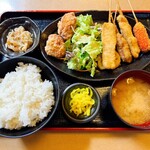なかやま - 串カラ定食 800円