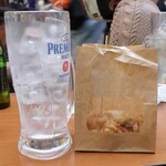 シウマイ堂 正屋 - メガレモンサワーと鶏唐揚げ