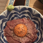 Yakiniku Gin - 2つ選べる米肉 lunch：レアステーキ丼