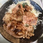 お食事 まるやま - 「リブロースしょうが焼き定食」(1600円)