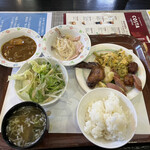 あるふぁ・がーでん - ランチ食べ放題（税込み６６０円）の１巡目