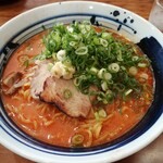 麺屋 玄 - 辛味噌ラーメン(大盛＋ネギ増し)