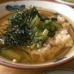 Momonohana - わさび菜茶漬け