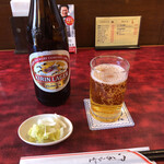 レストラン ヒロ - ビール中瓶