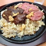 デニーズ - ローストビーフ＆カットステーキのガーリックライス