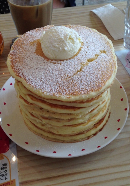 可愛いお店♡10段パンケーキ×2。小倉ホイップパンケーキ。』by ぴょ太