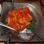 北京飯店 - ぷりぷりの海老チリ。美味しいです。